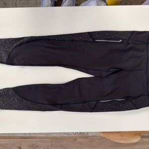 Rainier High Rise Legging Black reflective - size medium